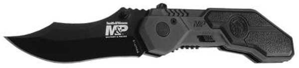 Folding Knife, Drop Point, Blk, 2-15/16 In