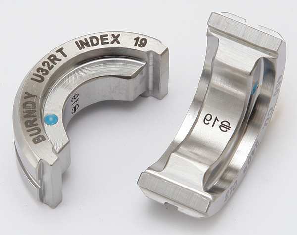 Type U Crimping Die, Blue, Cable Range: 400 Kcmil