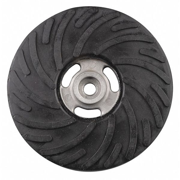 Backup Pad, 4.5x5/8-11, Med, No Nut