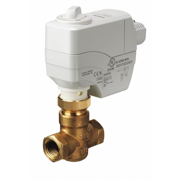 Globe Valve Assembly, Two-Way, 1cv, Brass