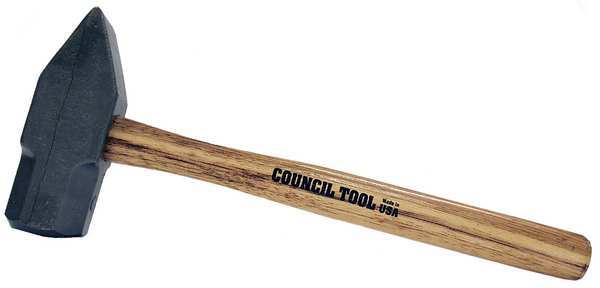 Cross Pein Hammer, 4 lb., 15 In, Hickory