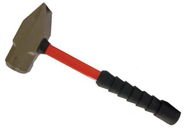 Cross Pein Hammer, 4 lb., 15 In, Fiberglass