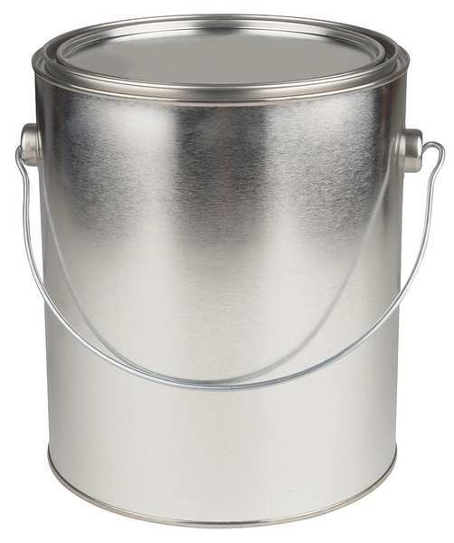 Lab Paint Can w/Lid, 1 Gal, Tinplate, PK6