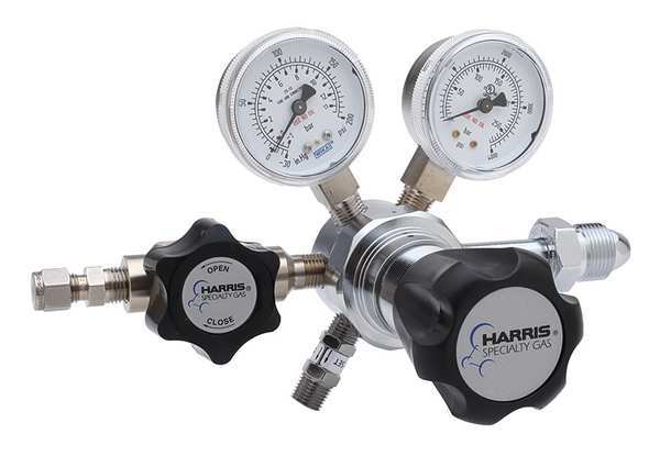 Specialty Gas Regulator, Single Stage, CGA-590, 0 to 50 psi, Use With: Industrial Air