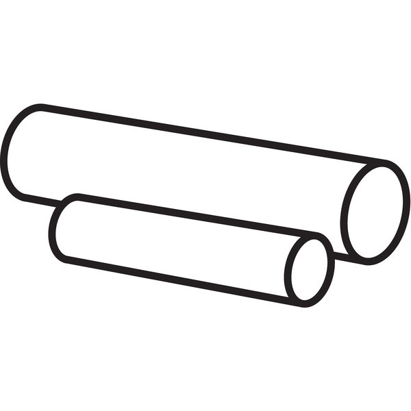 White PTFE Rod Stock 1 ft. L, 7/8