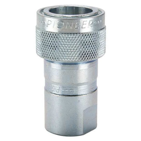 Hydraulic Quick Connect Hose Coupling, Steel Body, Sleeve Lock, 7/8