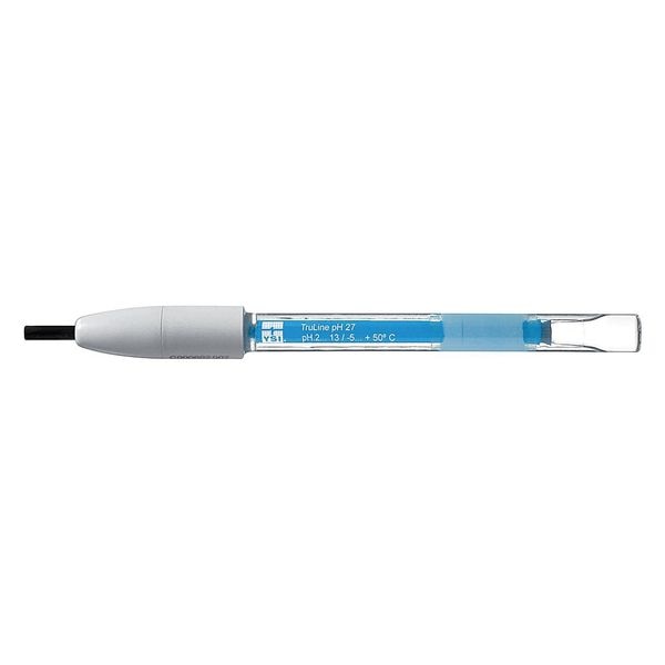 PH Electrode, 0 to 13 pH, Flat Tip, Glass
