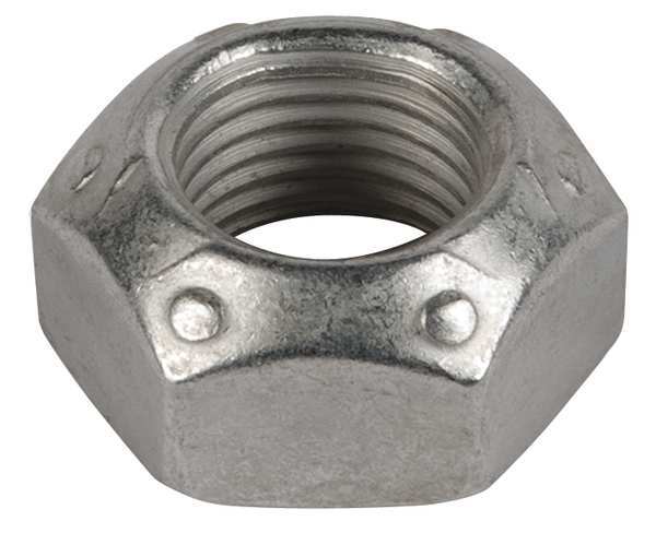 Top Lock Distorted Thread Lock Nut, 1/2