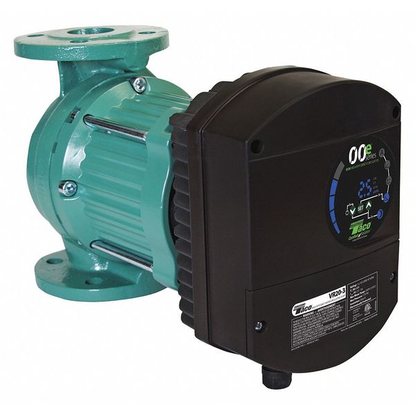 HVAC Circulating Pump, 0.035 to 1.088 hp, 230V, 1 Phase, Flange Connection