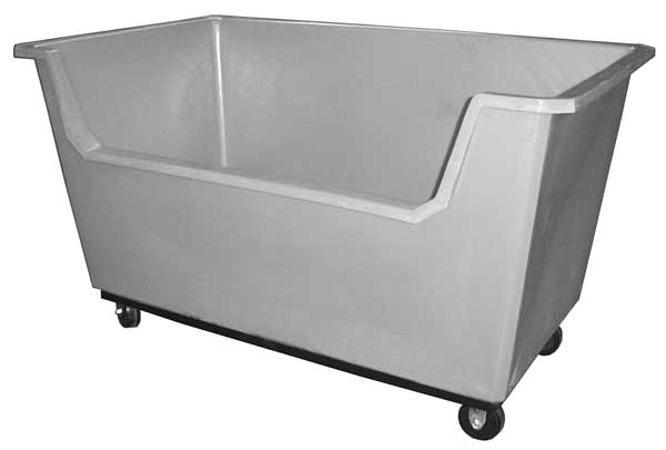 Cube Truck, 1-3/8 cu. yd., 1000lb Cap, Gray