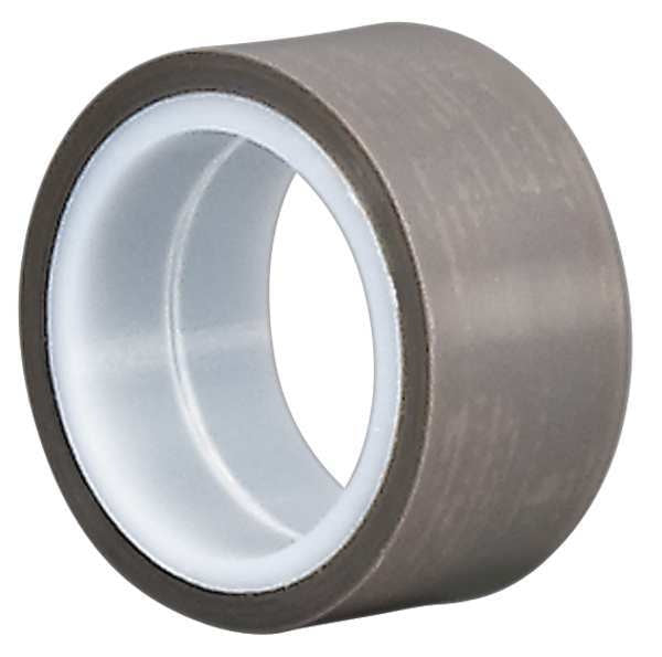 Film Tape, Skived PTFE, Gray, 1/2 In x 5 Yd