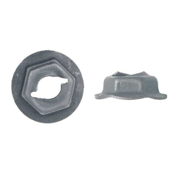 Cap Nut, M5, Steel, Black Phosphate, 6 mm H, 50 PK