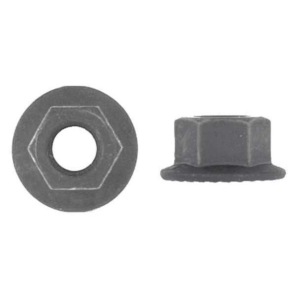 Flange Nut, M8-1.25, Steel, Not Graded, Phosphate, 19 mm Hex Wd, 10 mm Hex Ht, 100 PK