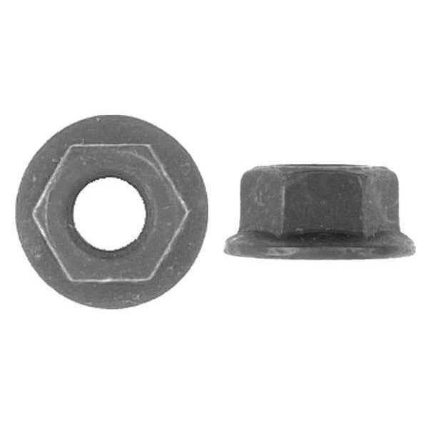 Flange Nut, M10-1.50, Steel, Not Graded, Phosphate, 21 mm Hex Wd, 11 mm Hex Ht, 25 PK