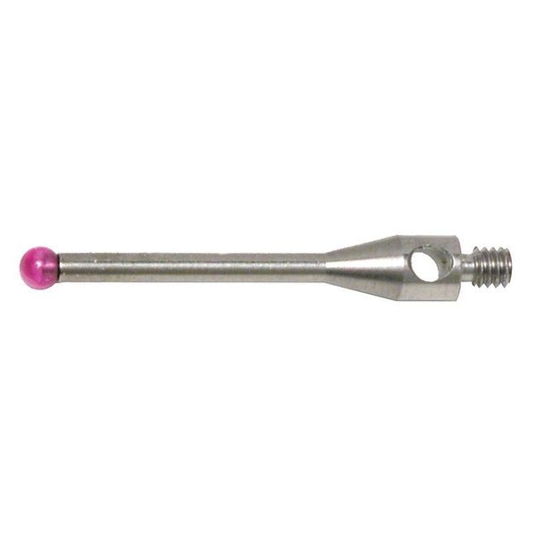 Cmm Tracer Tip, 1.5mm Ruby, 20mm, M2