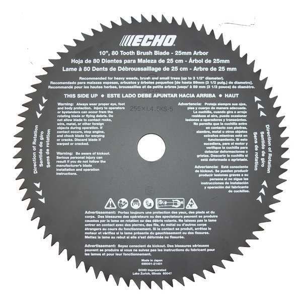 Brush Cutter Blade, 10 In. Dia.