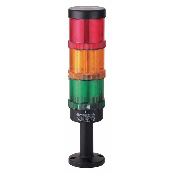 Tower Light Assembly, 24VAC/DC, 30mA, 70mm