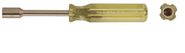 Nut Driver, 5/16in, Solid, Fluted, 3-7/16 in