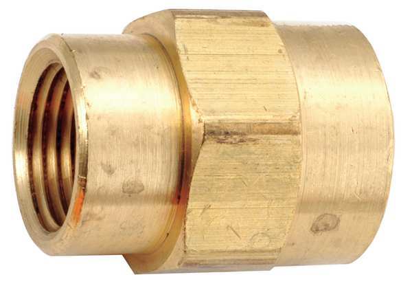 Brass Reducing Coupling, FNPT, 1/2