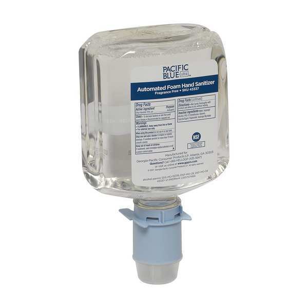 Hand Sanitizer, Cartridge, 1000mL, Foam, PK3
