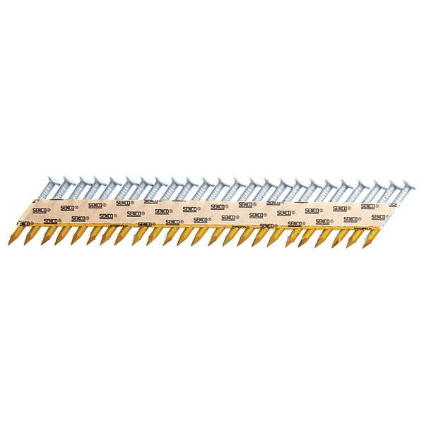 Collated Metal Connector Nail, 1-1/2 in L, Galvanized, Flat Head, 34 Degrees, 2000 PK