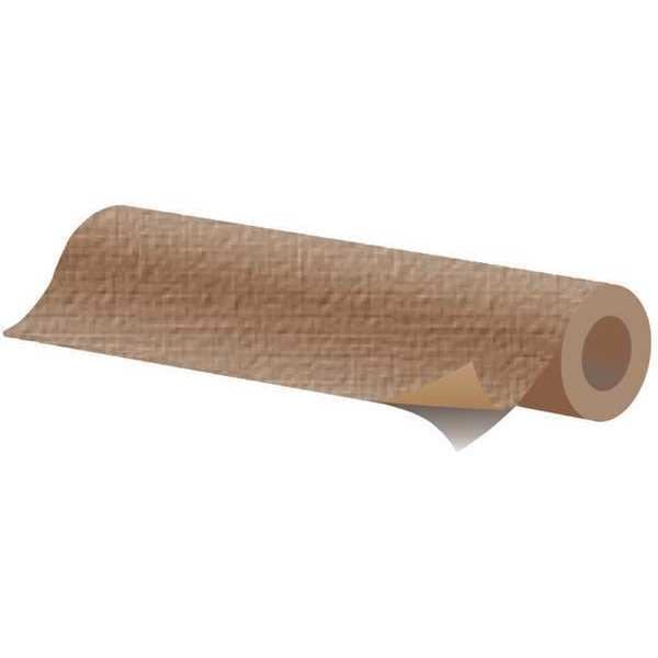 Fiberglass Fabric, 54 ft L, 20 in W, 0.004 in Thick, Silicone Adhesive Backing, Copper
