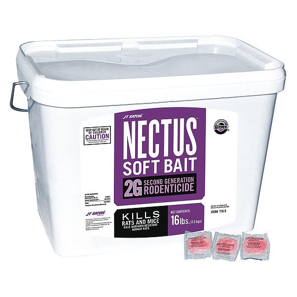 Rodenticide, Chunks, Bromadiolone, 19.3 lb.