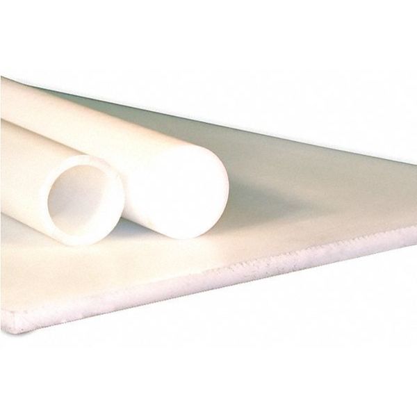 White Acetal Copolymer Rod Stock 4 ft. L, 2