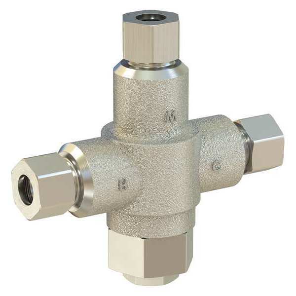 Tempering Valve, Brass, 4 gpm Flow Rate