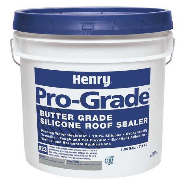 Roofing Sealant, 1.9 gal, Pail, White