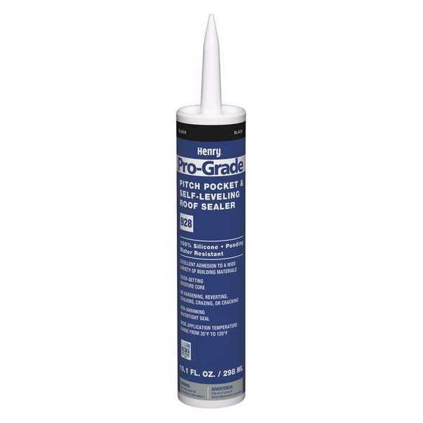 Roofing Sealant, 10.1 oz, Cartridge, Black