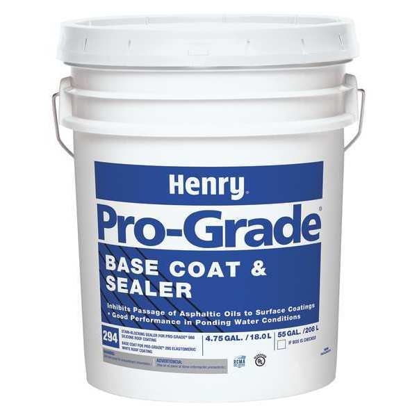 Roofing Base Coating & Sealant, 5 gal, Pail, Gray