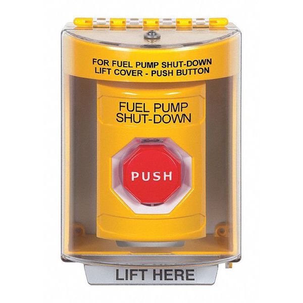 Fuel Pump Shutdown Push Button, 2-7/8