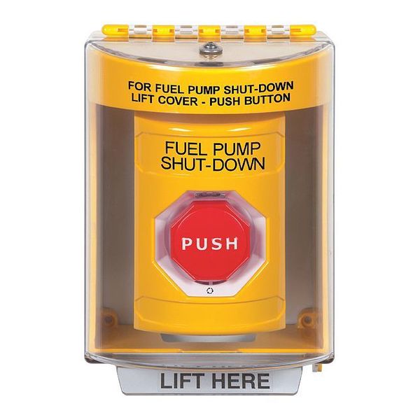 Fuel Pump Shutdown Push Button, 2-7/8