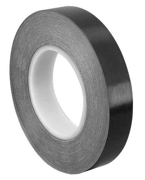 Film Tape, Polyethylene, Black, 2In x 36 Yd