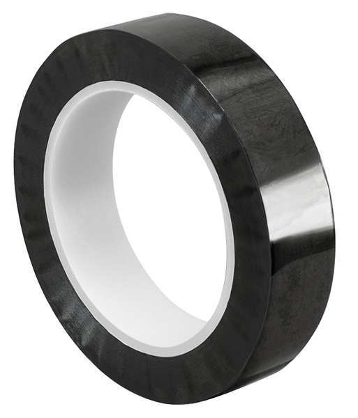 Metalized Film Tape, Black, 1/2In x 72Yd