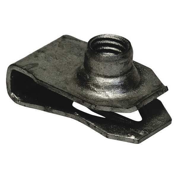 Spring Nut, M8-1.25, U Shape, Phosphate Finish