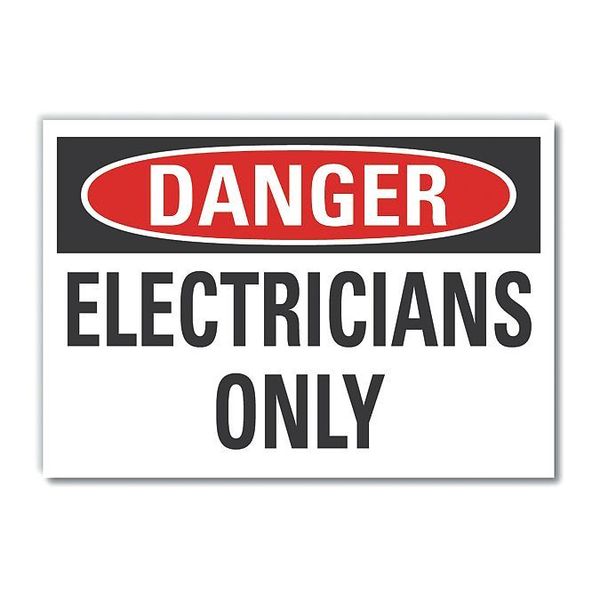 Decal Danger Electricians Only, 7