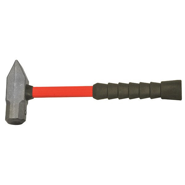 Cross Pein Hammer, 3 lb., 14 In, Fiberglass