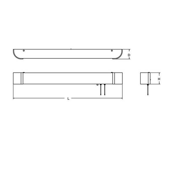Allen - Overbed Light Fixture - 4Ft