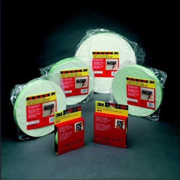 Dbl Sided Foam Tape, 1/2
