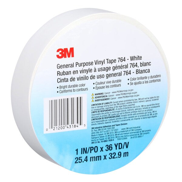 Vinyl Tape, 5.0 Mil, 1
