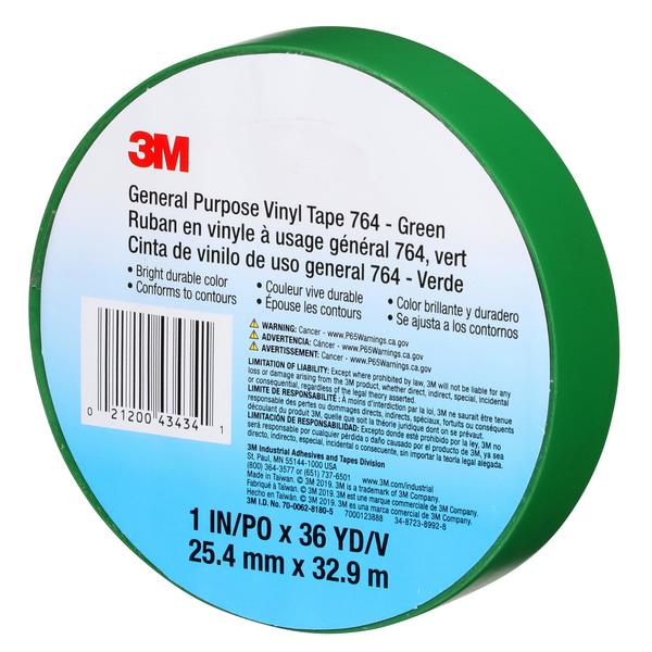 Vinyl Tape, 5.0 Mil, 1
