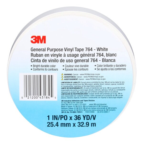 Vinyl Tape, 5.0 Mil, 1