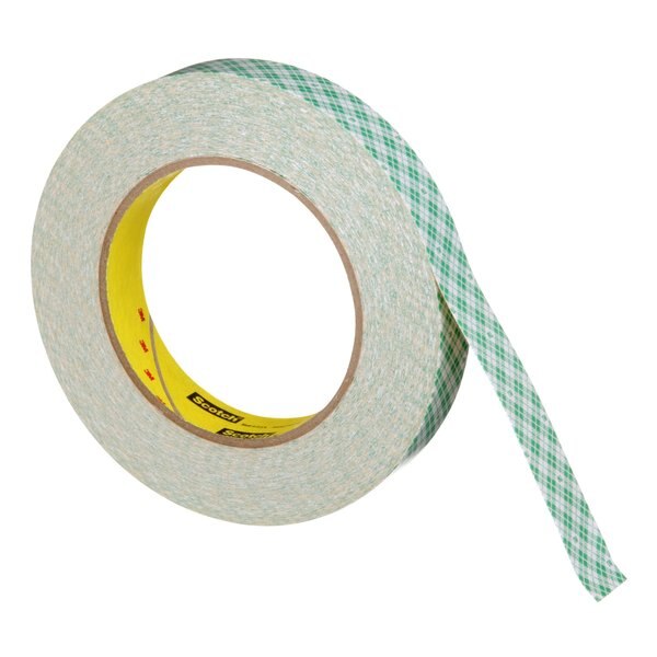 Dbl Side Masking Tape, 6.0 Mil, 3/4x36 yds., Off-Wht, PK48