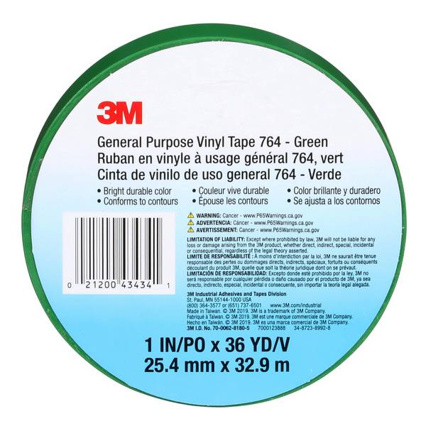 Vinyl Tape, 5.0 Mil, 1