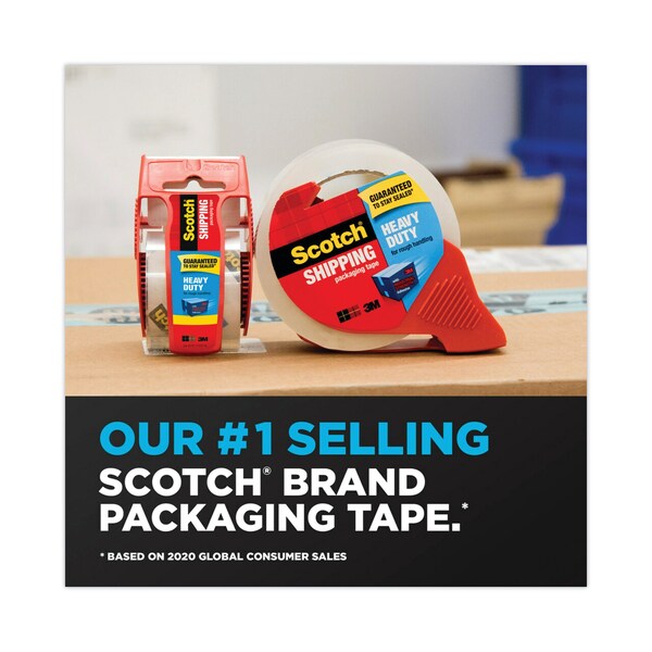 Heavy-Duty 3850 PKaging Tape, 1.88
