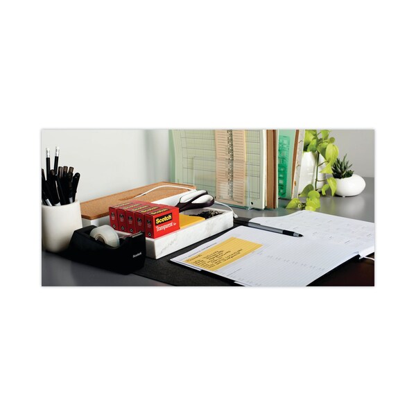 Transparent Tape, 3/4x1000in., Clear, PK12