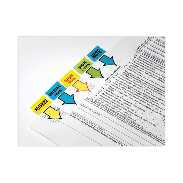 Sign Here, Flag Dispenser, Yellow, PK200
