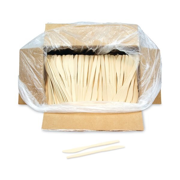 EarthChoice PSM Cutlery, Heavyweight, Knife, 7.5in, Tan, PK1000